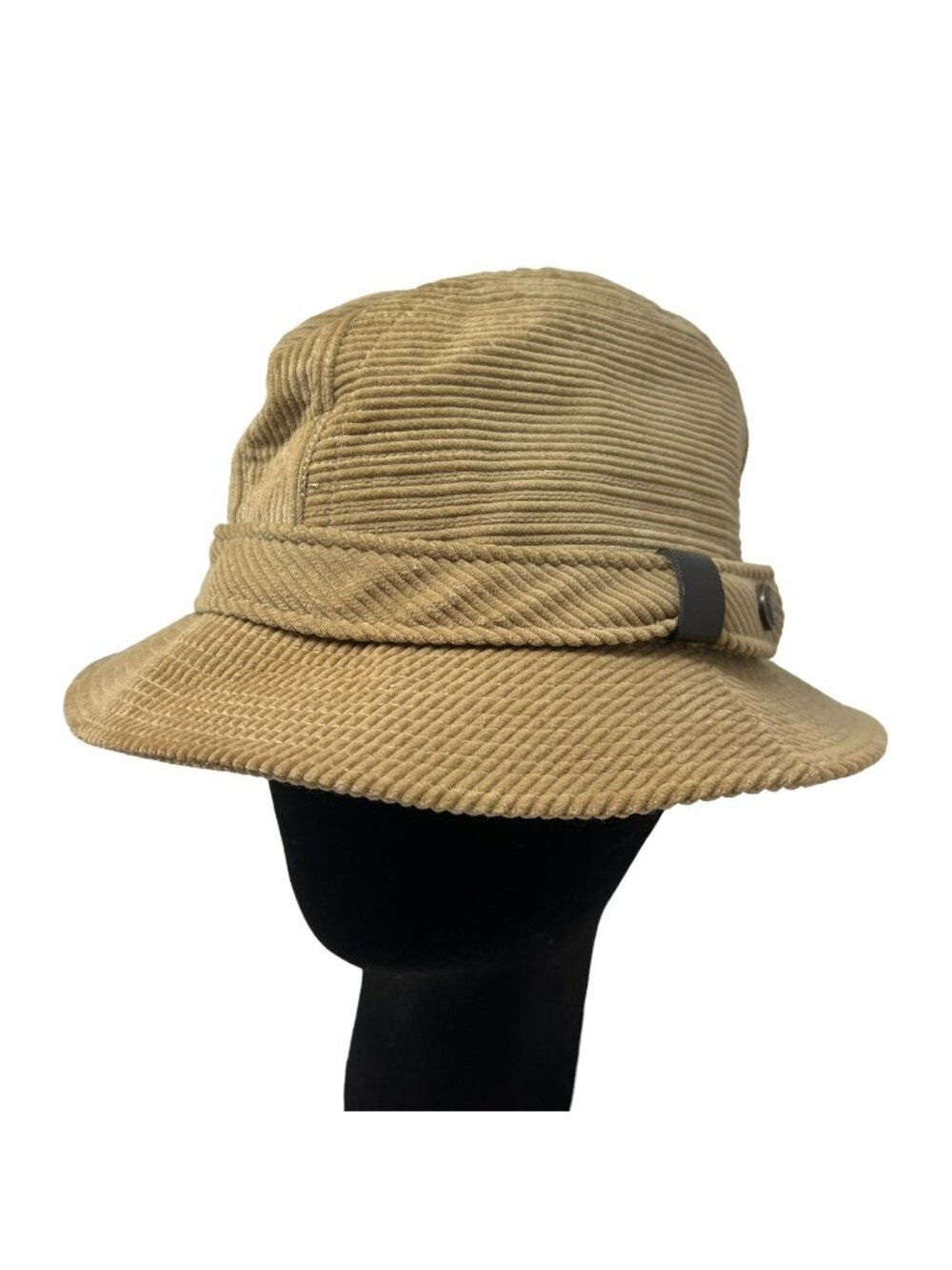 Country Gentleman Trav’ler  Corduroy Fedora Hat 7 1/8 57 Vintage Retro Traveler